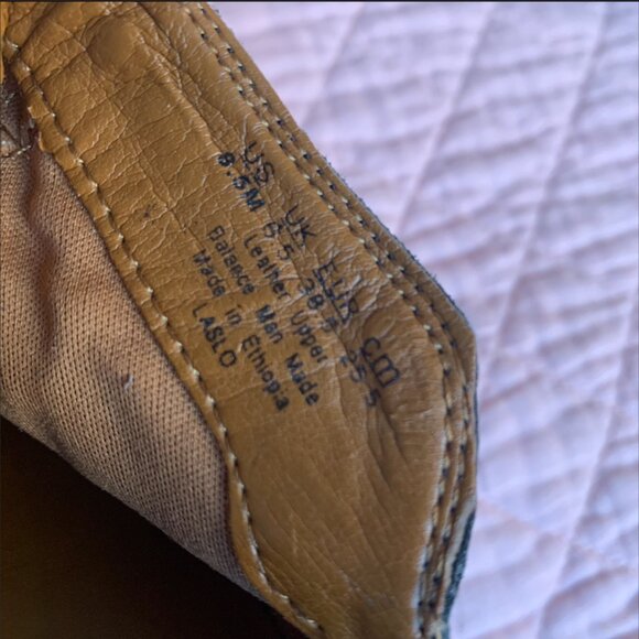 FRANCO SARTO -  Laslo Black leather Ankle Bootie pointed toe side zip -  8,5 - Picture 8 of 9